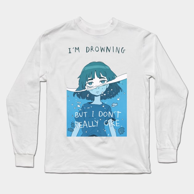 I'm drowning Long Sleeve T-Shirt by carlesdalmau